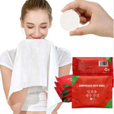 5/10Pcs Soft Thickened Disposable Bath Towels Compressed Portable Towels for Outdoor Travel Hotel Shower Washable