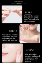 Golden Skin Care Essence Capsules, Glycerin, Retinol, Collagen Firming Skincare, Non-Sticky