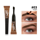 HANDAIYAN 5-color brush head peel-off eyebrow tint Waterproof, long-lasting, and smudge-proof peel-off eyebrow tint