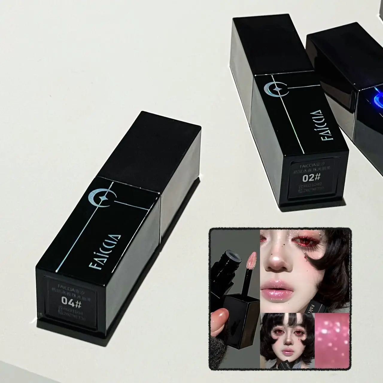 Pearlescent Polarized Green Lip Mud Gloss Fine Shimmer Lip Glaze Plumping Gothic Black Moisturizing Shiny Halloween Lips Makeup