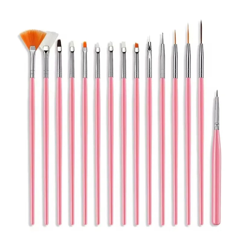 Professional Nail Art Kit with 54W UV Lamp Glue Dryer Polisher Dead Skin Remover Finger Separator Manicure Pedicure Home Use
