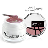 VENALISA Clear Color Extension Gel Pearl Glittle Gel Canni Supply Camouflage Fasting Jelly Nail Gel Self Leveling Acrylic Gel