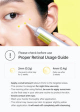 Korean Retinol Vitamin C Hydrating Shot Tightening Booster Face Cream Eye serum Lightening Dark Circles Firming Moisturizing