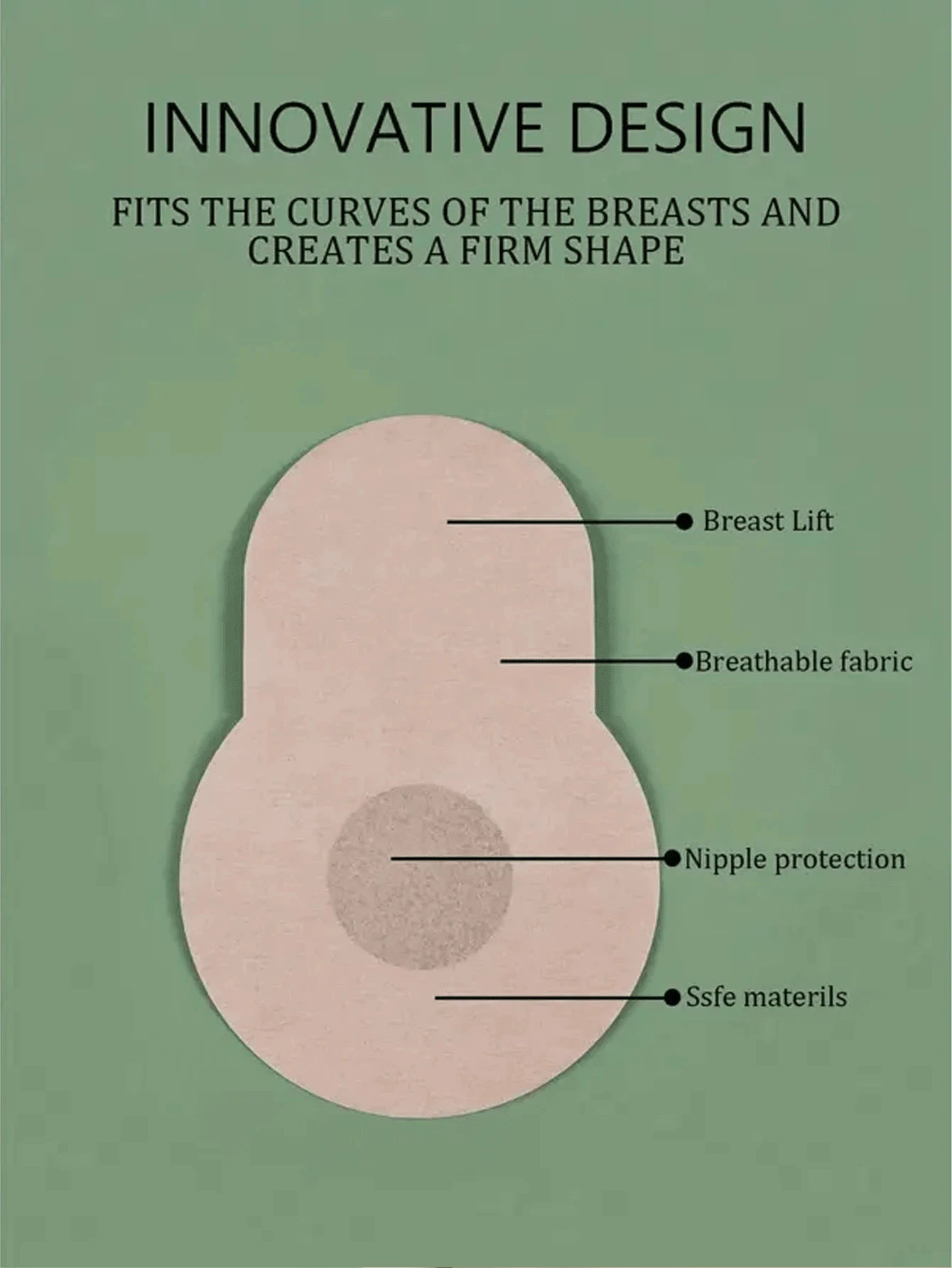 10-40pcs Invisible Nipple Stickers Non-Woven Fabric Lift Breast Pads Chest Bra Boob Patches Disposable Nipple Covers for Women