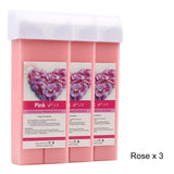 Hair Removal Wax Wax Refill Soft Wax Roller Cartridge For Roll on Waxing Kit Aloe Depilatory Rolling Wax For Sensitive Skin