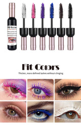 1PC Colorful Eyelash Mascara EyeLashes Extension Curling Lengthen White Purple Cosplay Makeup Glitter Point Diamond Mascara