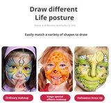 30G Water Solubility Monochromatic Body Paint Black And White Makeup Face Paint Halloween Party Waterproof Makeup Body Painting