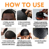 Deep Wave Control Pomade Shampoo Kit Biotin Prevent Hair Loss Edge Control Gel Sport Strong Hold Wave Hair Gel For African Men