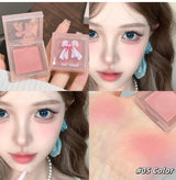 6Pcs/Box Matte Lipstick Set Lips Makeup Velvet Nude Lip Gloss Moisturizing Lip Glaze Face Blush Palette Makeup Set Necklace Gift