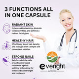 Biotin Hyaluronic Acid, Collagen Keratin –Hair Growth Vitamin – Nails & Skin,  B1, B2, B6, B12 Complex Supplement for Men &Women