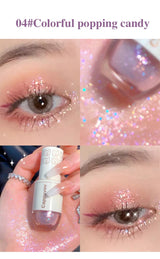 Cappuvini Star Dots eye shadow Liquid Pearlescent Fine Flashing Easy to Dizzy High gloss Cubs Bowling Ball Liquid eye shadow