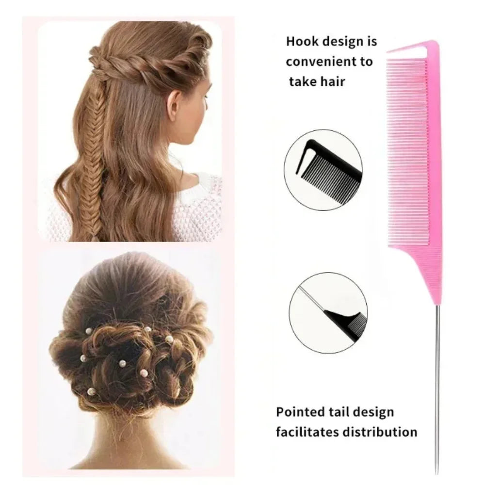 3pcs/lot Double Sided Edge Control Hair Comb Hair Styling Hair Brush Accessories New Brush Comb Styling Partition Comb