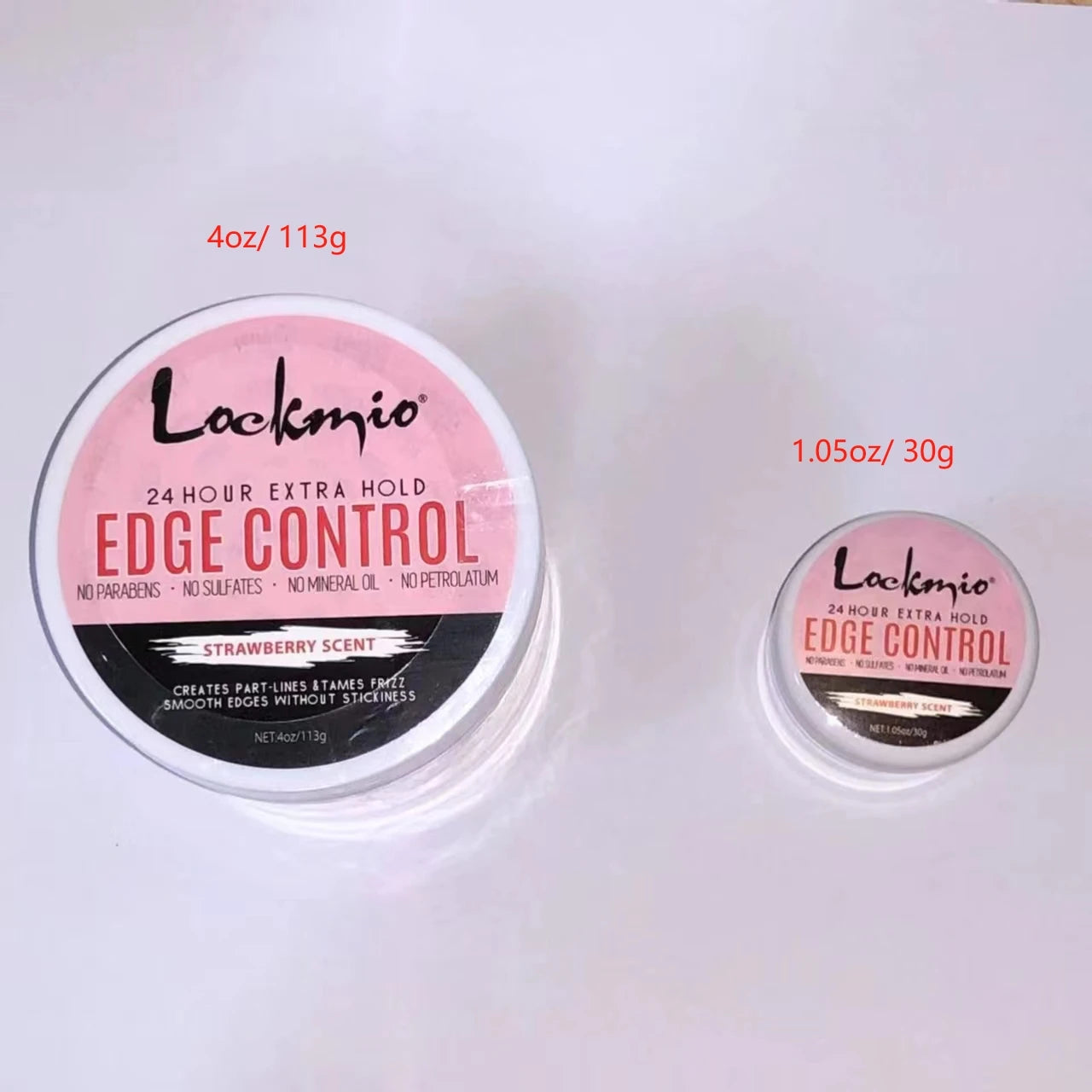 Women and Kid 30g Edge Control Gel Long Lasting Hold Control Wax Natural Finishing Anti-frizz Hair Wax Smoothing Styling Pomade