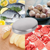1PC 304 Stainless Steel Deodorant Soap Oval Hand Washer Deodorizing Metal Soaps Bactericidal Cleaning Products Kitchen Tools