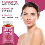 Hair, Skin & Nails Gummies | Hair Vitamins for Men and Women | Biotin SupplementsSupplements