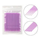 100PCS/Bag Bamboo Eyelash Extension Cleaning Swabs Lash Lift Glue Remover Applicators Microblade Makeup Micro Brushes Tools