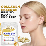 Collagen Firming Capsule Serum, moisturizes and hydrates for smooth skin, contains plant-based squalane, retinol, and vitamin E for deep hydration (0.4g x 30 capsules)/bag - 1 bag
