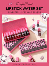10 pack lip gloss set, easy to color and non fading, moisturizing lip gloss, waterproof and moisturizing lipstick water
