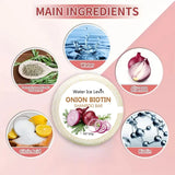 Onion & Biotin Shampoo Bar - 60g, Suitable for All Hair Types, Moisturizing and Smoothing, Rich in Rosemary Extract