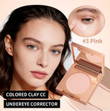 Undereye Color Correction Concealer Fine Clay Texture Brightening Smoothing Skin Waterproof Moisturizes Quick Cover Dark Circles