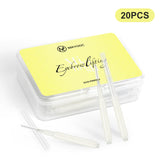 MAYOOC Mini Eyebrow Brush Brow Perm Brush Disposable Brow Lifting Brushes Bendable Micro Eyelash Brush Applicators Tools