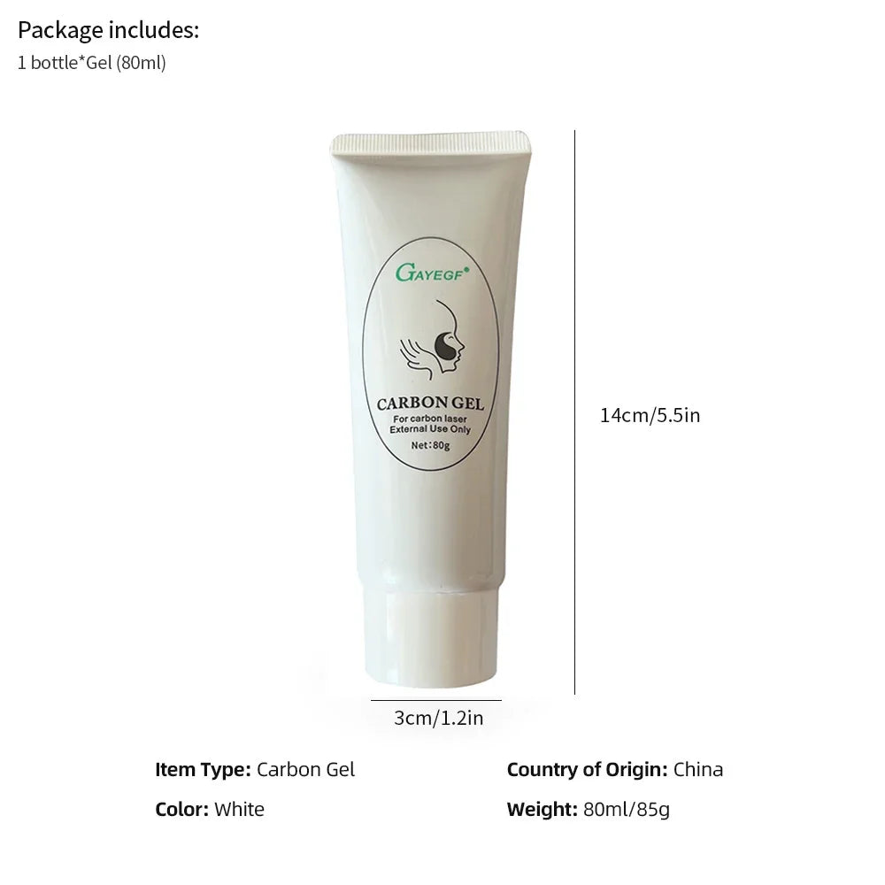 NEW Date Black Gel Mask For ND YAG Laser Skin Peeling Carbon Cream Whitening Peel Deep Cleaning Facial Rejuvenation Moisturizing