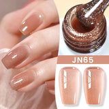 BORN PRETTY 83 Colors 10ml Jelly Nude Gel Nail Polish Autumn Amber Semi Transparent Manicure Soak off UV LED Nails Gel Varnish