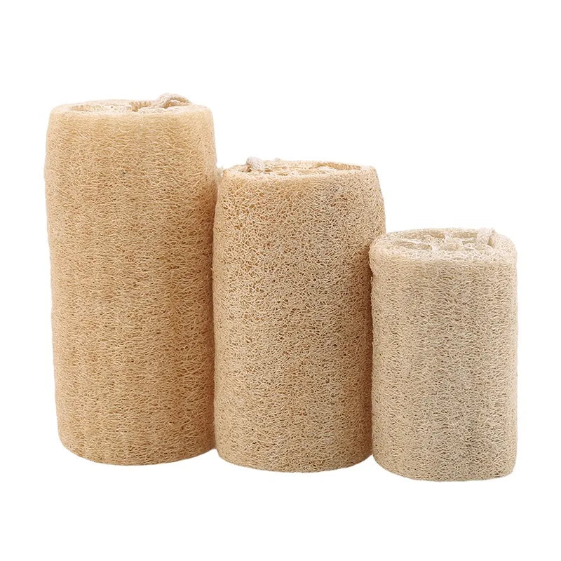 1/3pcs Organic Loofahs Loofah Spa Exfoliating Scrubber Natural Luffa Body Wash Sponge Remove Dead Skin Made Soap Dishwashing