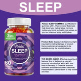 Melatonin Gummies Anxiety Stress Relief Help Sleep Save Insomnia Body Clock Adjustment for Adult