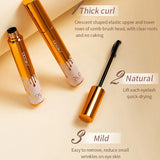 3D Mascara Lengthening Black Lash Eyelash Extension Eye Lashes Brush Beauty Makeup Long-wearing Gold Color Mascara