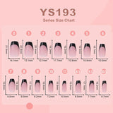 150Pcs/Box Acrylic Press on Nails Full Cover Fake False Tips Soft Gel Extension T-shaped Oval Capsule Almond Sculpted Salon DIY
