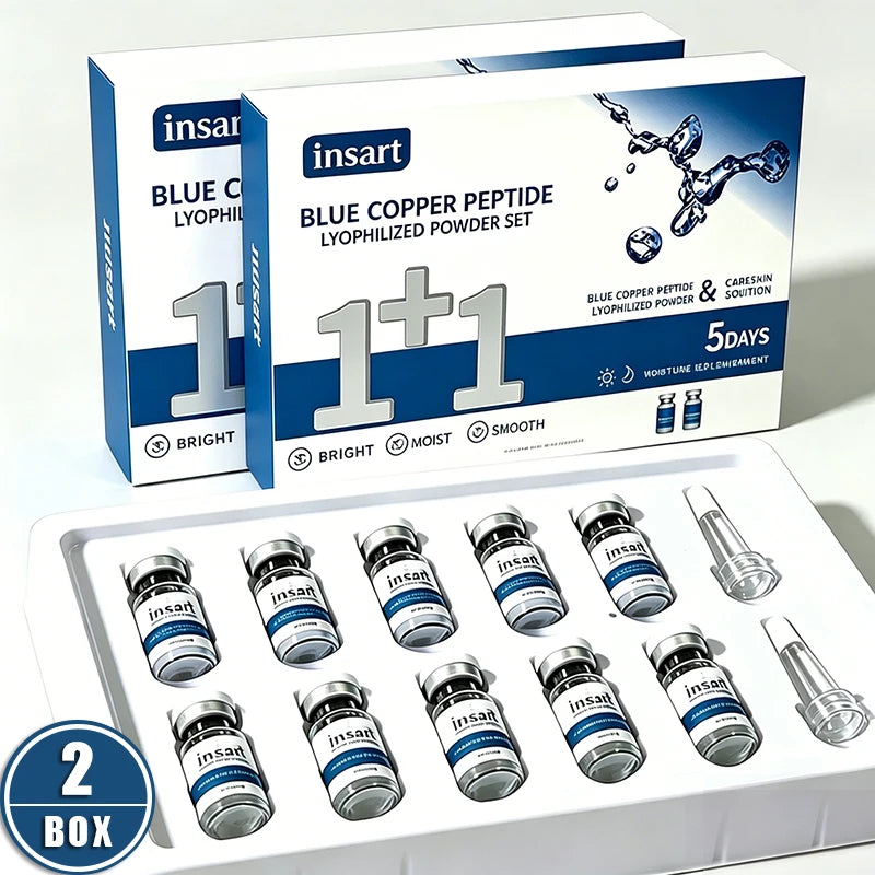 GHK‑Cu Serum Blue Copper Hydrating Serum Rejuvenates Repairs Skin Barrier Improves Elasticity