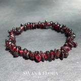 Natural Garnet Bracelet For Woman Crystal Bracelet Jewelry Red Stones Healing Energy Gift Lucky