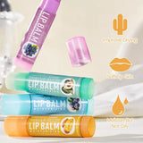 6/24pcs Assorted Fruit Flavor Lip Balm Set - Hydrating, Nourishing & Prevents Chapped Lips - Care for Dry Lips & Fine Lines
