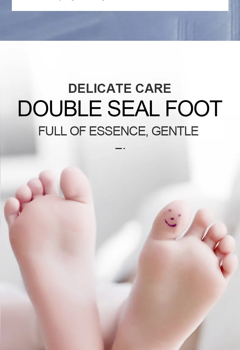 SADOER  Exfoliating Feet Mask Exfoliating Foot Peel Mask Socks Pedicure Peeling Dead Skin Remover Feet Mask Peel Moisturizing