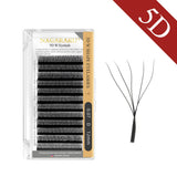 NAGARAKU Automatic Flowering W Shape  Bloom 3D 4D 5D 6D Premade Fans Eyelash Extensions Natural Soft Light Full Dense