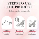 6 Pairs SADOER Fruits Foot Mask Moisturizing Foot Peeling Mask Exfoliating For Feet Spa Pedicure Exfoliant Feet Skin Care