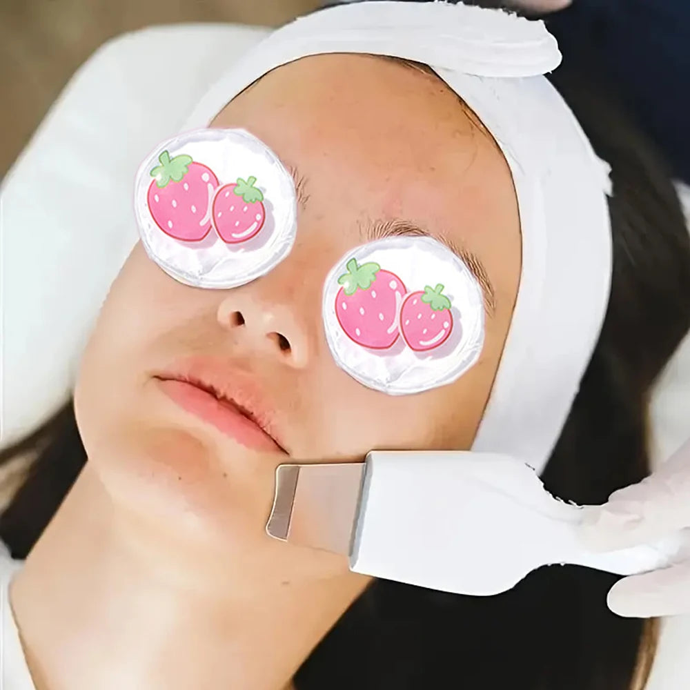 Gel Ice Pack Reusable Cooling Eye Pads and Under Eye Patches,Eye Hot Cold Treatment Pack for Redness,Pain Relief and Eye Relax
