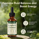 Lymphatic Drainage Liquid Drops - Immune & Lymph System Support Supplement Natural Herbal Blends Promotes Lymph Circulation & Re
