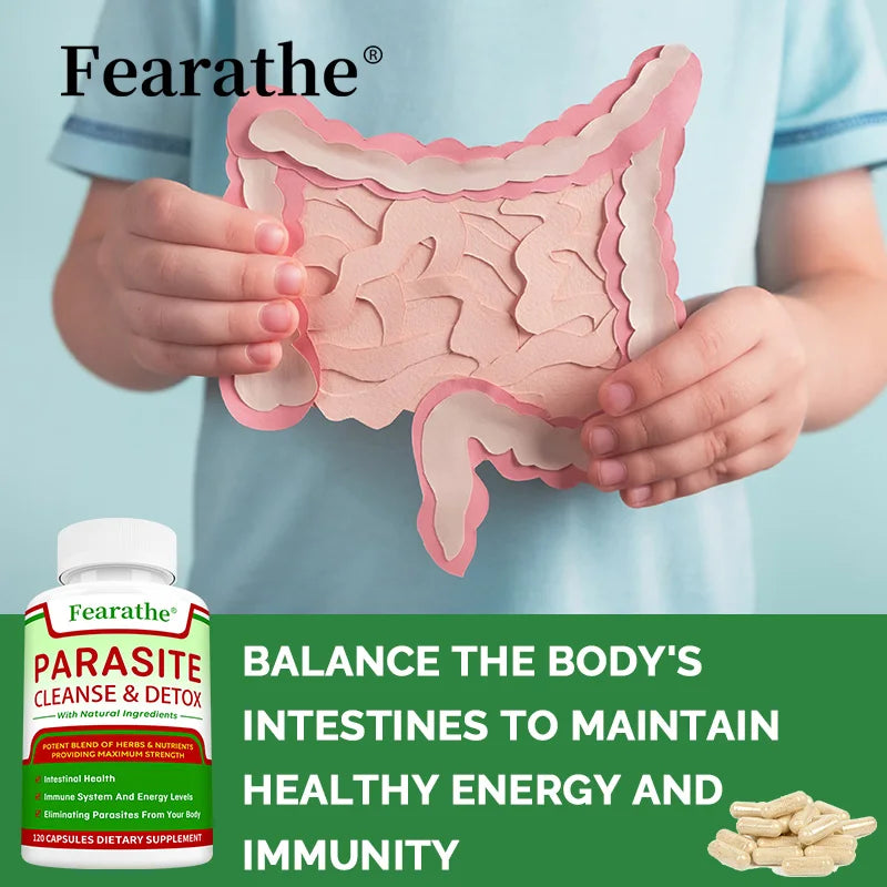 Parasite Cleanse - Bowel Cleansing Supplement, Digestive Health, Immune Health, Parasite Removal, Natural Gut Health