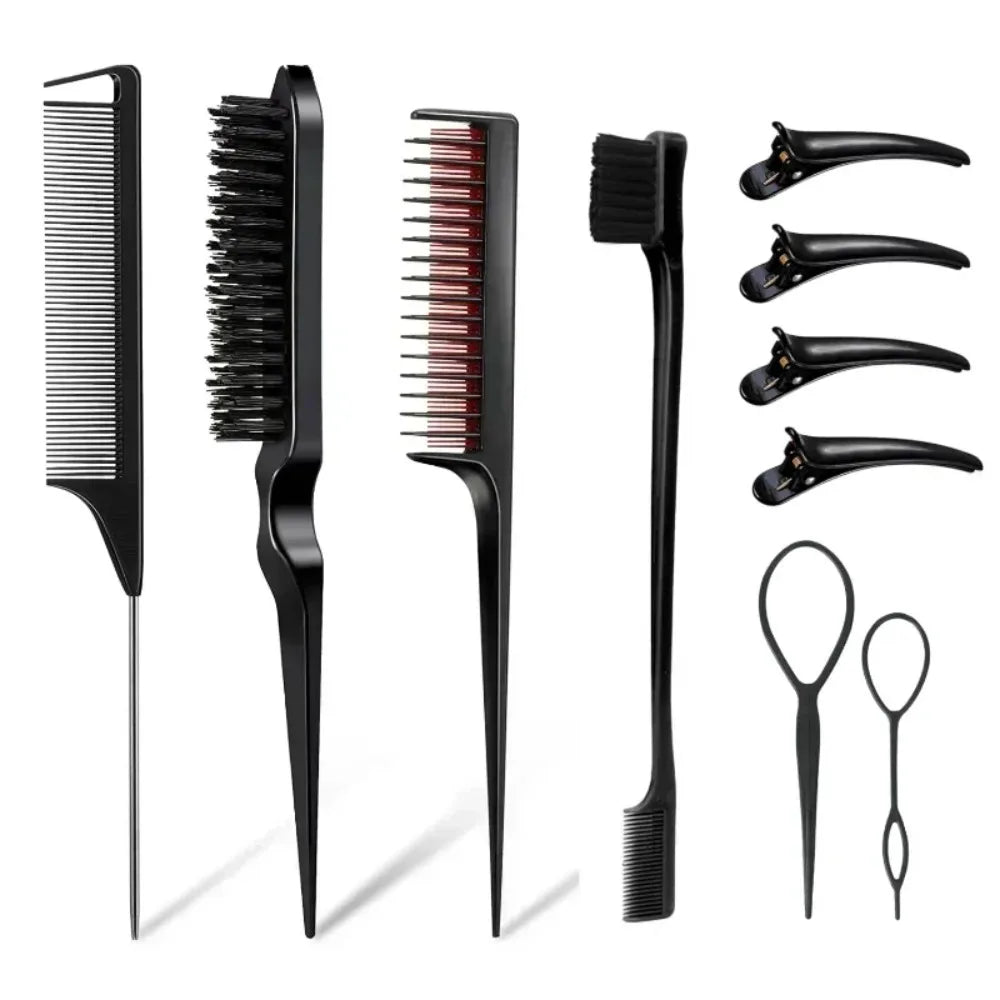 3pcs/lot Double Sided Edge Control Hair Comb Hair Styling Hair Brush Accessories New Brush Comb Styling Partition Comb