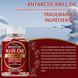 Antarctic Krill Oil Astaxanthin Capsules(EPA, DHA) Joint And Skin Health Support Immunity, Cardiovascular, Non-GmoSupplementsSup