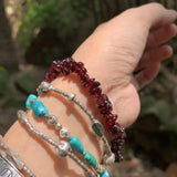 Natural Garnet Bracelet For Woman Crystal Bracelet Jewelry Red Stones Healing Energy Gift Lucky