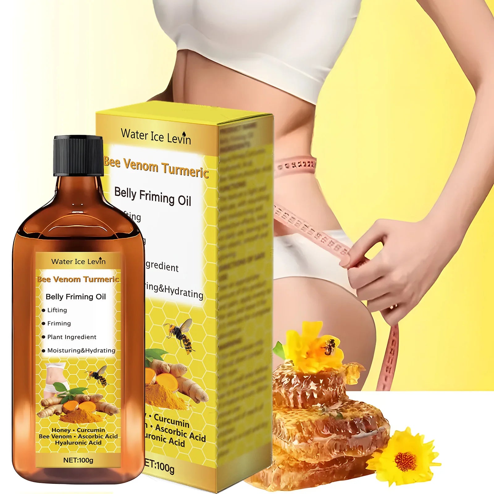 Ginger Essential Oil Massage Oil Is Moisturizing, Lightweight, and Non-Greasy, and It Contains Camellia and Almond Oils, Making It Ideal for Massage Baths, Body and Hair Care