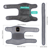 Rechargeable Knee Massager 3 Gear Vibration Massage Adjustable Shoulder Brace Electric Heating Pads Leg Knee Warmer