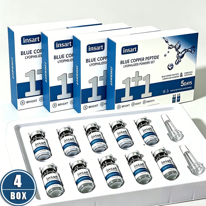 GHK‑Cu Serum Blue Copper Hydrating Serum Rejuvenates Repairs Skin Barrier Improves Elasticity