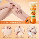 100g Papaya Vitamin C Exfoliating Scrub Cream, Hypoallergenic, Moisturizing, Exfoliation, Scented with Papaya, Deep Cleansing