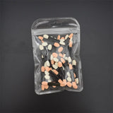 Cuttte 50/100PCS Disposable Dual Sides Eye Shadow Sponge Applicators with Container,  Length Eyeshadow Brushes Makeup Applicator