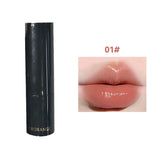 Lipstick Red Brown Lipstick Waterproof Moisturizing Mirror Lipstick Lip Gloss Natural Long-Lasting Makeup Valentine's Day Gift