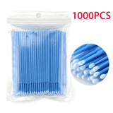 500/1000PCS Crystal Colorful Eyelash Cleaning Micro Brush Beauty Makeup Remover Tool Wholesaler